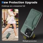 For iPhone 15 Pro Max Ultra-thin Shockproof Phone Protective Case with Holder(Green) - 3
