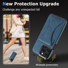 For iPhone 15 Pro Max Ultra-thin Shockproof Phone Protective Case with Holder(Blue) - 3