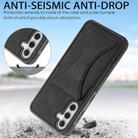 For Samsung Galaxy A15 Ultra-thin Shockproof Phone Protective Case with Holder(Black) - 3