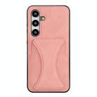 For Samsung Galaxy S24 5G Ultra-thin Shockproof Phone Protective Case with Holder(Rose Gold) - 1