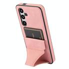 For Samsung Galaxy S24 5G Ultra-thin Shockproof Phone Protective Case with Holder(Rose Gold) - 2