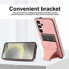 For Samsung Galaxy S24 5G Ultra-thin Shockproof Phone Protective Case with Holder(Rose Gold) - 3