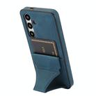 For Samsung Galaxy S24+ 5G Ultra-thin Shockproof Phone Protective Case with Holder(Blue) - 2
