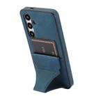 For Samsung Galaxy S24 FE 5G Ultra-thin Shockproof Phone Protective Case with Holder(Blue) - 2