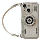 For iPhone 15 Plus Camera Style Phone Case(White) - 1