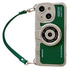 For iPhone 15 Plus Camera Style Phone Case(Green) - 1