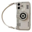 For iPhone 16 Plus Camera Style Phone Case(White) - 1