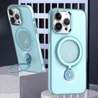 For iPhone 15 Pro Max Rotation Holder MagSafe Phone Case(Blue) - 1