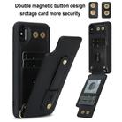 For iPhone XS Max Wristband Vertical Flip Wallet Back Cover Phone Case with Long Lanyard(Black) - 2