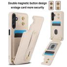 For Samsung Galaxy S25+ 5G Wristband Vertical Flip Wallet Back Cover Phone Case with Long Lanyard(White) - 2
