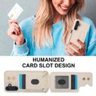 For Samsung Galaxy S25+ 5G Wristband Vertical Flip Wallet Back Cover Phone Case with Long Lanyard(White) - 3