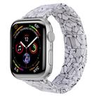 For Apple Watch 46mm / 49mm / 45mm / 44mm Stretch Rope Square Resin Watch Band(Crack) - 1