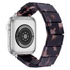 For Apple Watch 42mm / 41mm / 40mm / 38mm Stretch Rope Square Resin Watch Band(Black Grey) - 2