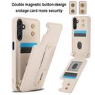 For Samsung Galaxy A55 5G Wristband Vertical Flip Wallet Back Cover Phone Case with Long Lanyard(White) - 2