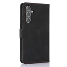 For Samsung Galaxy S23 FE 5G Fantasy Skin-feel Calfskin Texture Leather Phone Case(Black) - 3