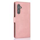 For Samsung Galaxy S24+ 5G Fantasy Skin-feel Calfskin Texture Leather Phone Case(Pink) - 3