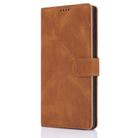 For Samsung Galaxy S24 Ultra 5G Fantasy Skin-feel Calfskin Texture Leather Phone Case(Brown) - 2