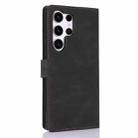 For Samsung Galaxy S25 Ultra 5G Fantasy Skin-feel Calfskin Texture Leather Phone Case(Black) - 3