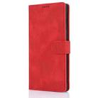 For Samsung Galaxy S25 Ultra 5G Fantasy Skin-feel Calfskin Texture Leather Phone Case(Red) - 2