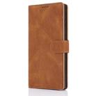 For Samsung Galaxy S25 Ultra 5G Fantasy Skin-feel Calfskin Texture Leather Phone Case(Brown) - 2
