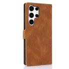 For Samsung Galaxy S25 Ultra 5G Fantasy Skin-feel Calfskin Texture Leather Phone Case(Brown) - 3