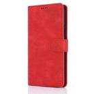 For Samsung Galaxy S25 Edge 5G Fantasy Skin-feel Calfskin Texture Leather Phone Case(Red) - 2
