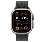 For Apple Watch 42mm / 41mm / 40mm / 38mm Milanese Buckle Titanium Alloy Watch Band(Black) - 3