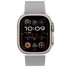 For Apple Watch 42mm / 41mm / 40mm / 38mm Milanese Buckle Titanium Alloy Watch Band(Titanium) - 3