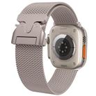 For Apple Watch 42mm / 41mm / 40mm / 38mm Milanese Buckle Titanium Alloy Watch Band(Silver) - 2