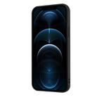 For iPhone 12 Pro Max Matte Ring Holder TPU Phone Case(Black) - 3