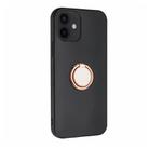 For iPhone 11 Matte Ring Holder TPU Phone Case(Rose Gold) - 2