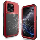 For iPhone 16 Pro Shockproof IP54 Life Waterproof Phone Case(Red) - 1