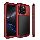 For iPhone 16 Pro Shockproof IP54 Life Waterproof Phone Case(Red) - 2