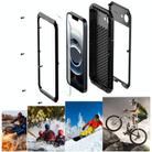 For iPhone 16e Shockproof IP54 Life Waterproof Phone Case(Black) - 3