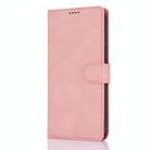 For iPhone 16 Pro Max Fantasy Skin-feel Calfskin Texture Leather Phone Case(Pink) - 2