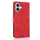 For iPhone 16 Plus Fantasy Skin-feel Calfskin Texture Leather Phone Case(Red) - 3