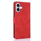 For iPhone 16 Fantasy Skin-feel Calfskin Texture Leather Phone Case(Red) - 3