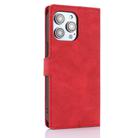 For iPhone 15 Pro Max Fantasy Skin-feel Calfskin Texture Leather Phone Case(Red) - 3