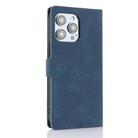 For iPhone 15 Pro Max Fantasy Skin-feel Calfskin Texture Leather Phone Case(Blue) - 3