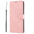 For iPhone 15 Plus / 14 Plus Fantasy Skin-feel Calfskin Texture Leather Phone Case(Pink) - 2