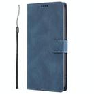 For iPhone 15 Plus / 14 Plus Fantasy Skin-feel Calfskin Texture Leather Phone Case(Blue) - 2