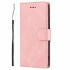 For iPhone SE 2024 Fantasy Skin-feel Calfskin Texture Leather Phone Case(Pink) - 2