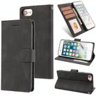 For iPhone SE 2024 Fantasy Skin-feel Calfskin Texture Leather Phone Case(Black) - 1