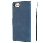 For iPhone SE 2024 Fantasy Skin-feel Calfskin Texture Leather Phone Case(Blue) - 3