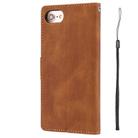 For iPhone SE 2024 Fantasy Skin-feel Calfskin Texture Leather Phone Case(Brown) - 3