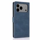 For iPhone 17 Pro Max Fantasy Skin-feel Calfskin Texture Leather Phone Case(Blue) - 3