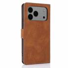 For iPhone 17 Pro Fantasy Skin-feel Calfskin Texture Leather Phone Case(Brown) - 3