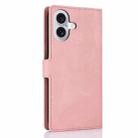 For iPhone 17 Fantasy Skin-feel Calfskin Texture Leather Phone Case(Pink) - 3