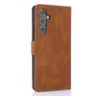 For Samsung Galaxy A13 4G / 5G Fantasy Skin-feel Calfskin Texture Leather Phone Case(Brown) - 3