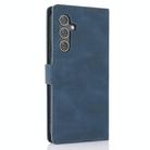For Samsung Galaxy A35 5G Fantasy Skin-feel Calfskin Texture Leather Phone Case(Blue) - 3